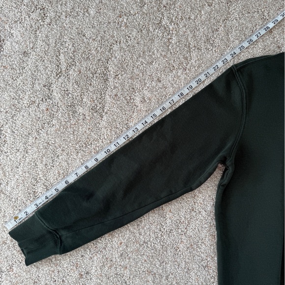 Goodfellow & Co Men’s Green Fleece Crewneck Sweatshirt Size S - Picture 2 of 7